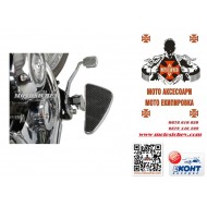 МОТОЦИКЛЕТНИ УНИВЕРСАЛНИ МЕТАЛНИ ХРОМИРАНИ СТЪПЕНКИ ЗА CUSTOM,CHOPPER,CRUISER.