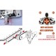 МОТОЦИКЛЕТНИ УНИВЕРСАЛНИ МЕТАЛНИ ХРОМИРАНИ СТЪПЕНКИ ЗА CUSTOM,CHOPPER,CRUISER.
