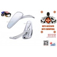 МОТОЦИКЛЕТНИ МЕТАЛНИ ХРОМИРАНИ ОГЛЕДАЛА ЗА CUSTOM,CHOPPER,CRUISER.