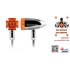 LED МЕТАЛНИ ХРОМИРАНИ МОТОЦИКЛЕТНИ МИГАЧИ КЕЛТСКИ КРЪСТ